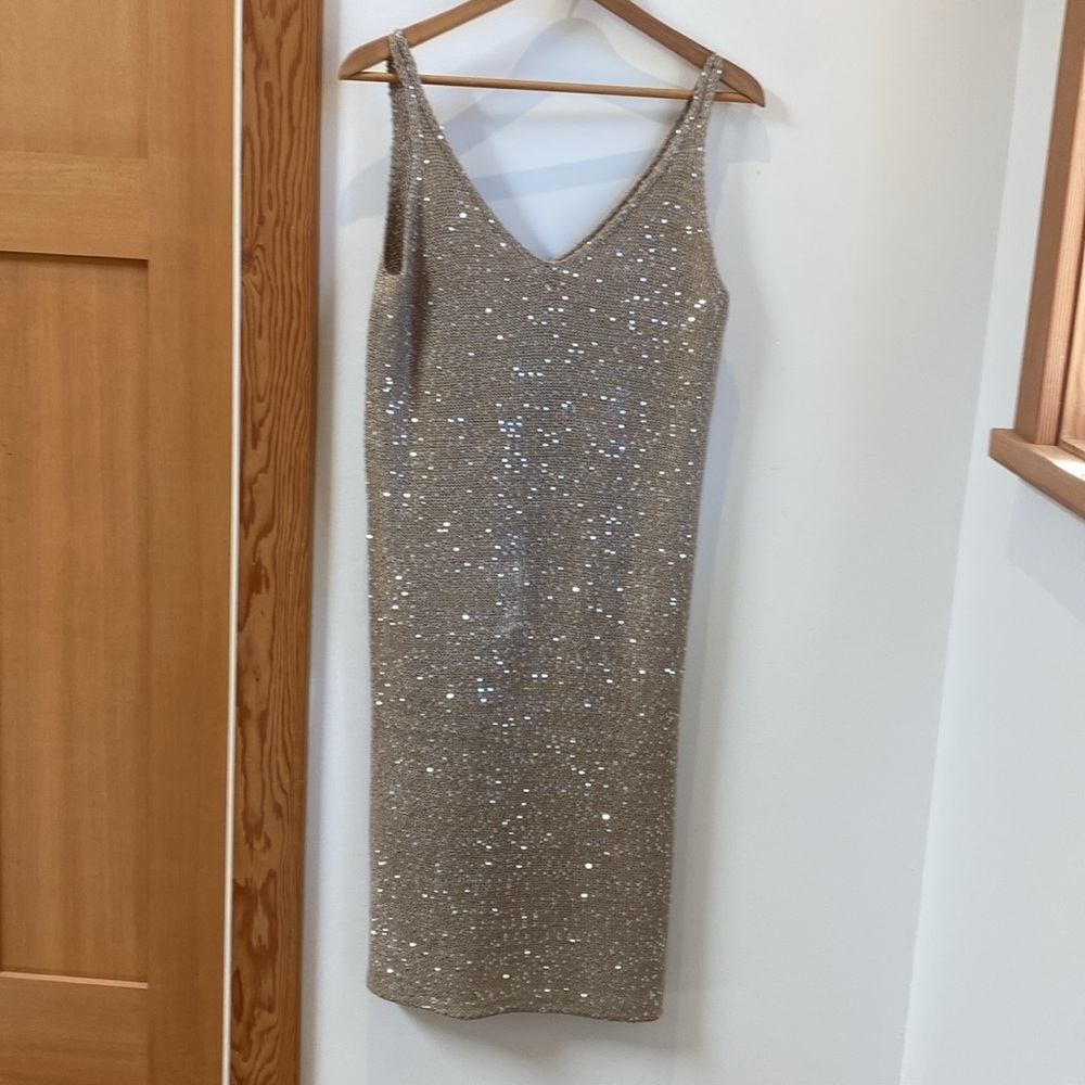 🆕 Vero Moda Leilani Knit V Neck Dress - Picture 5 of 7